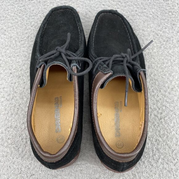 Clarks Originals Wallabee Shoes Men\'s 8 Black Suede Low Top Casual Academia Work main image 4
